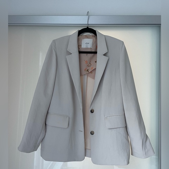 Aritzia Wilfred cream blazer size S - Picture 1 of 4